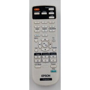 Genuine Epson Projector Remote Control 154720001 Tested and Working.